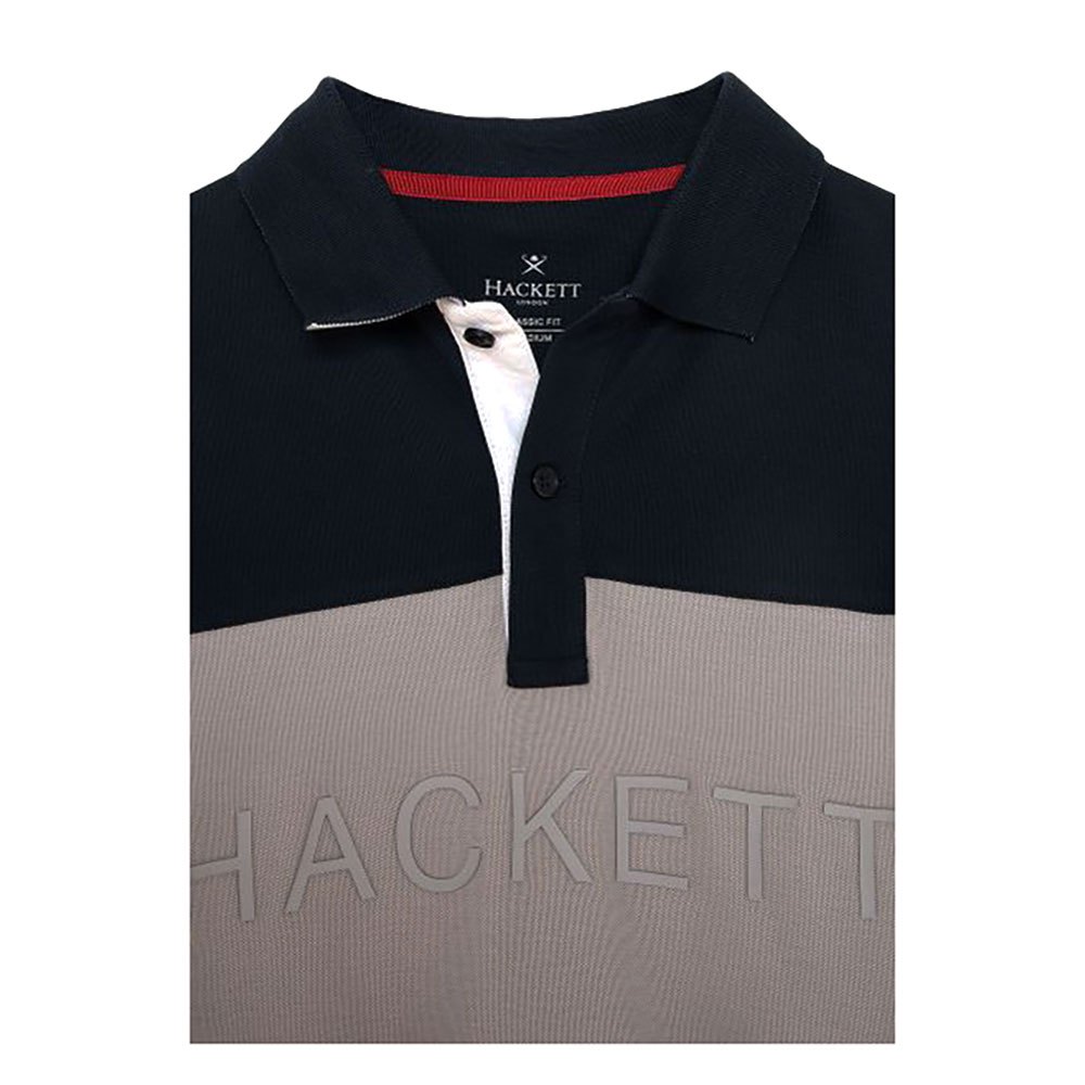 Hackett Panel Multi Short Sleeve Polo Shirt