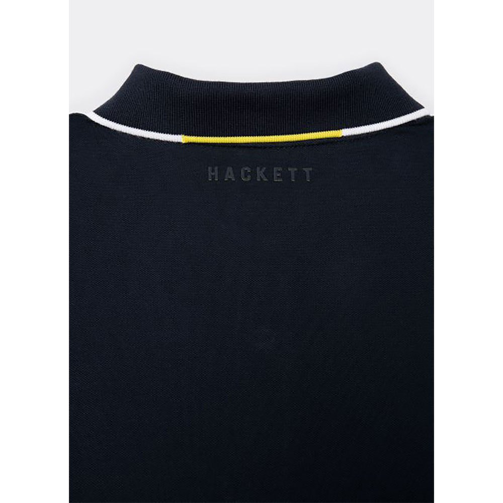 Hackett Aston Martin Racing Graduating Lines Short Sleeve Polo Shirt