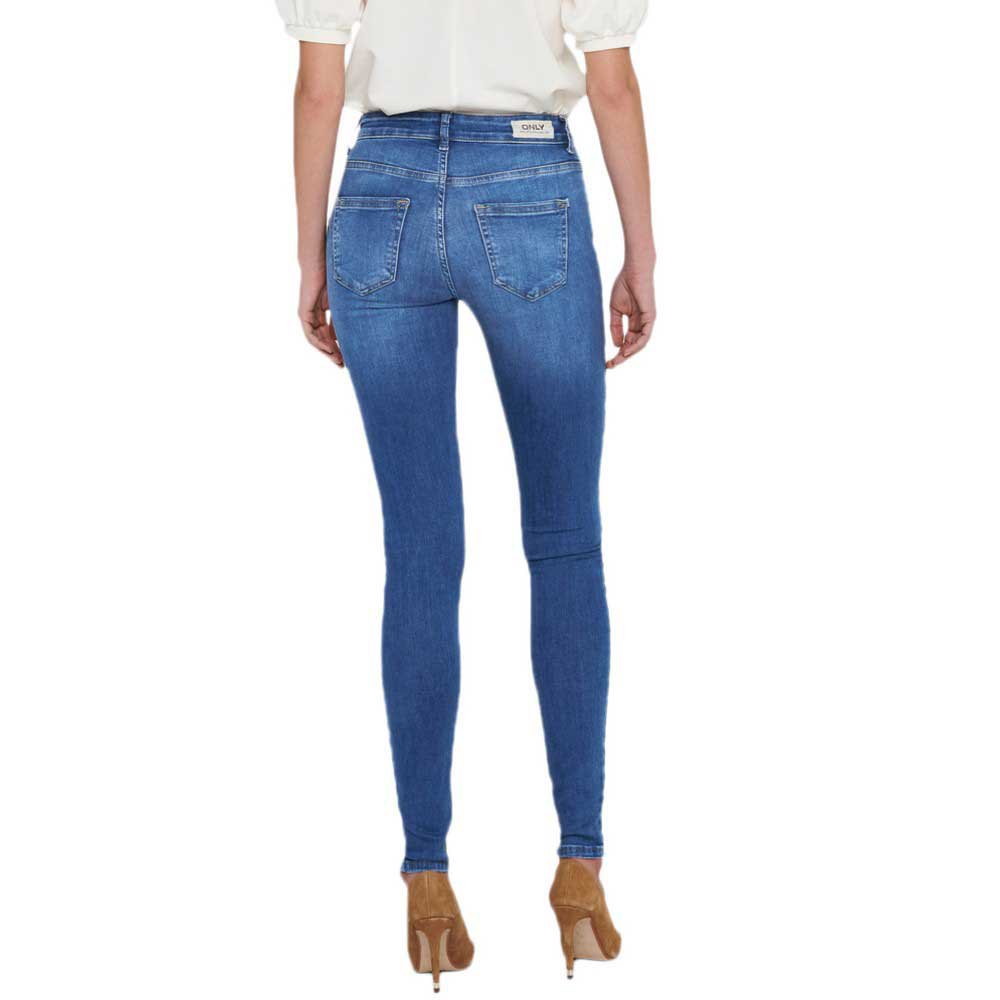 Only Blush Life Mid Waist Skinny jeans
