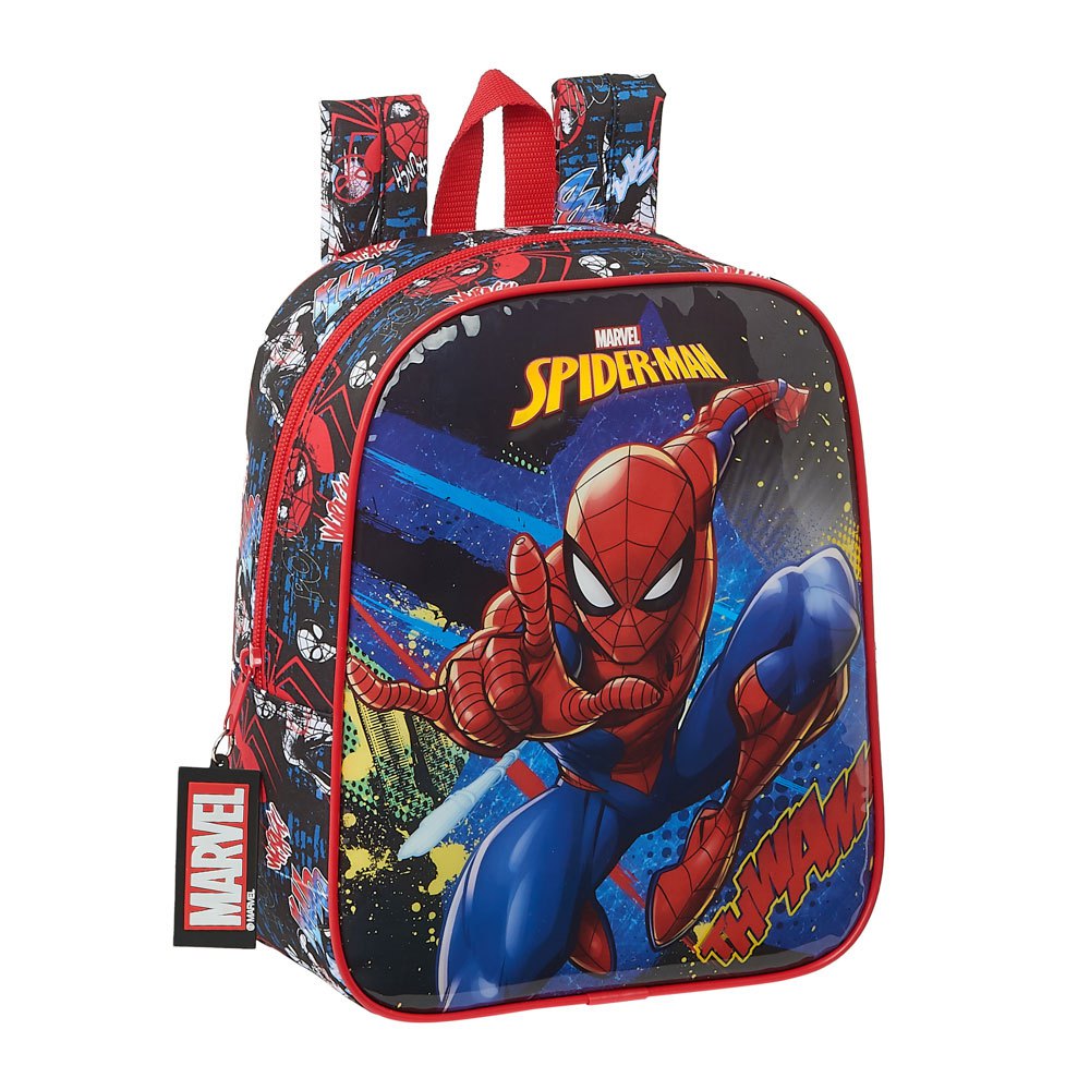 Safta Sac à dos pour enfant SpiderMan Go Hero noir/rouge 220 x 100 x 270 mm 