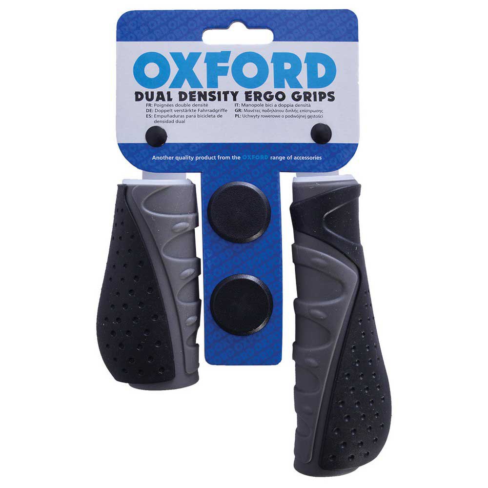 Black/Grey by Oxford Oxford MTB Ergo Comfort Handlebar Grips