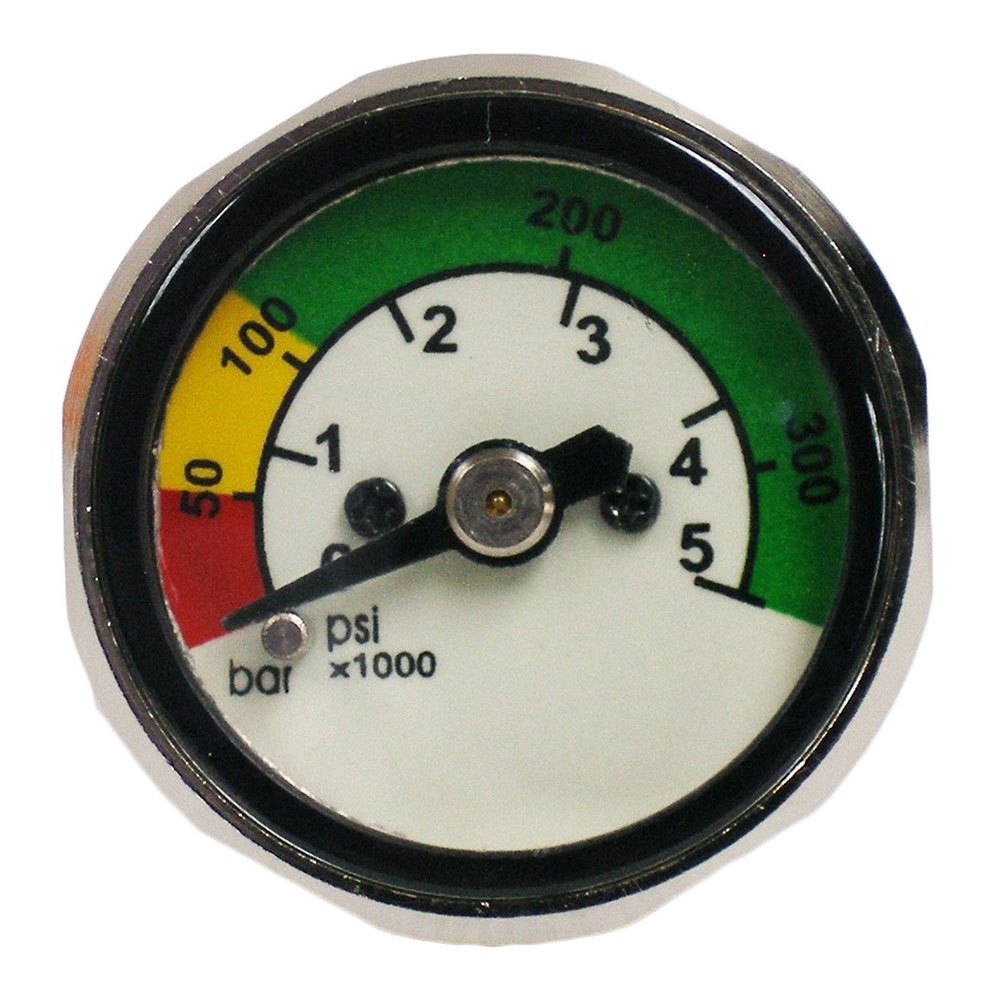 Mini SPG PSI 7/16" High Pressure Regulator Pony Compact Button Gauge 