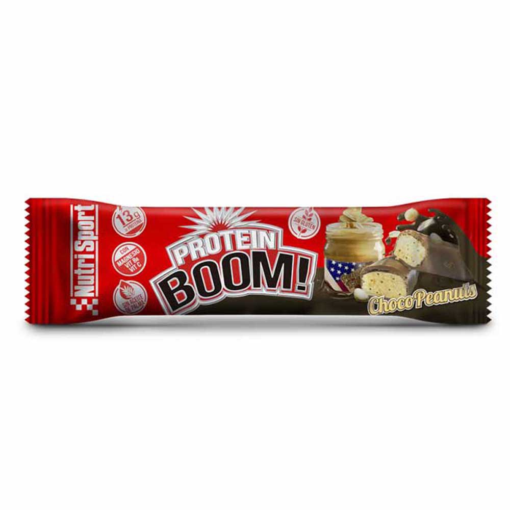 Nutrisport Protein Bom 13g Chocolate Enheder Chocolate Og Peanut Energy Bars Box