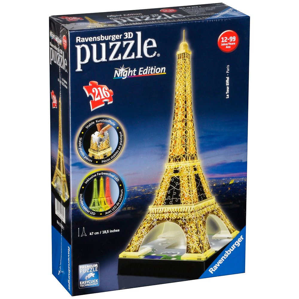 Ravensburger 3D Puzzle Eiffel Tower Night Edition