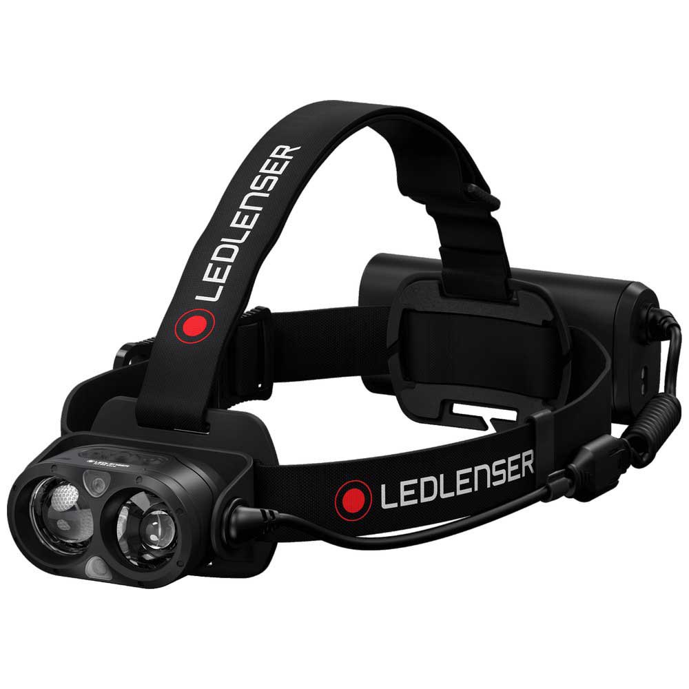 Led Lenser NEO9R, 1200 lúmenes, negra, linterna frontal para carreras de  montaña