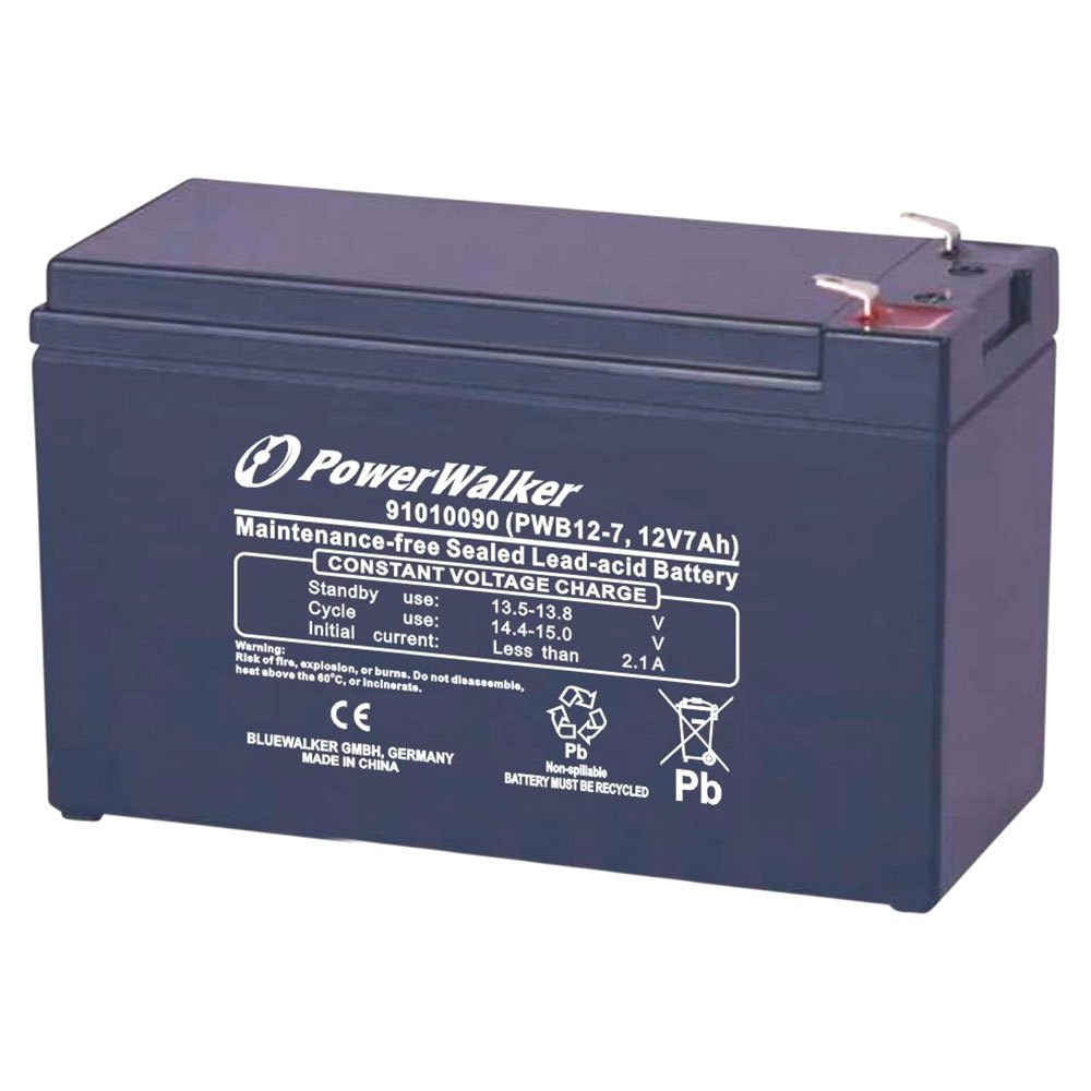Bluewalker Batteri PowerWalker PWB12-7 VRLA Blå| Techinn