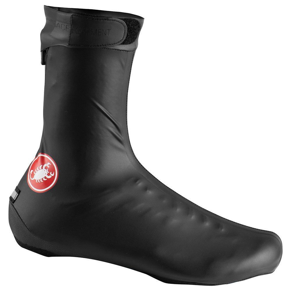 Castelli FAST FEET ROAD Shoe Covers Aero Wind/Waterproof Cycling Overshoes BLACK 