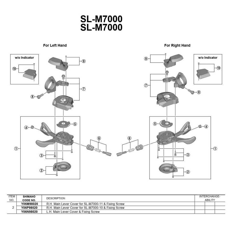 Shimano SLX SL-M7000 Shift Links
