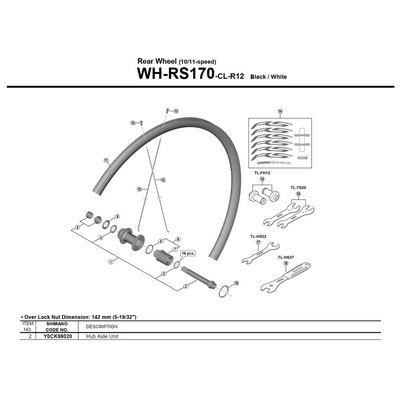 Wish Gymnastics Fourth Shimano 105 WH-RS170 Rear, Grey | Bikeinn