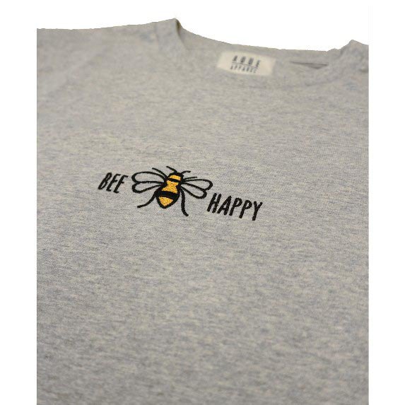 Aqüe apparel Camiseta Manga Corta Bee Happy