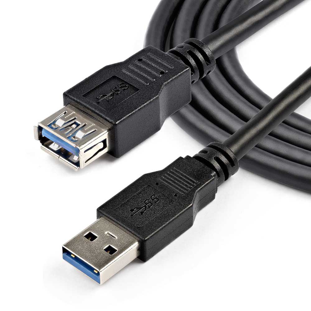 Syncwire Cable de extensión USB 3.0 Alta Velocidad A Macho a Hembra Extensor 2 M Negro 