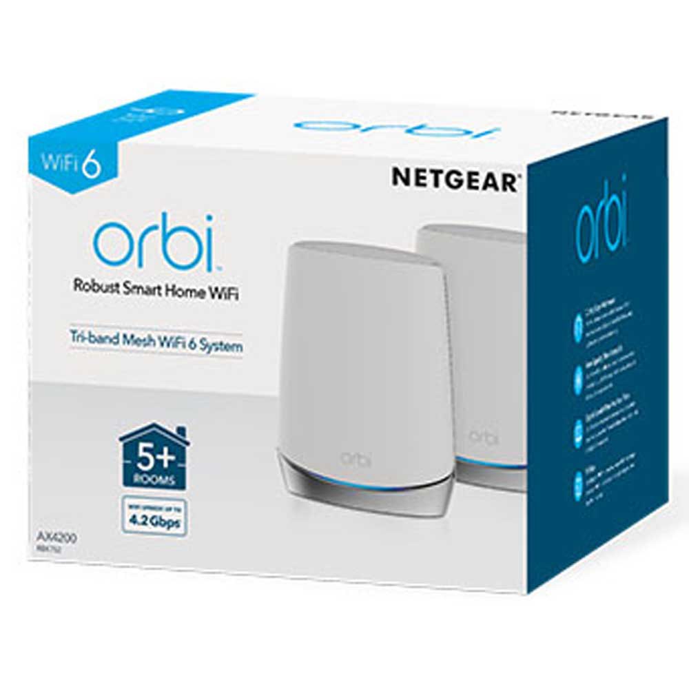 Netgear Orbi Wifi 6 Mesh AX4200 2 Wzmacniacz Wi-Fi