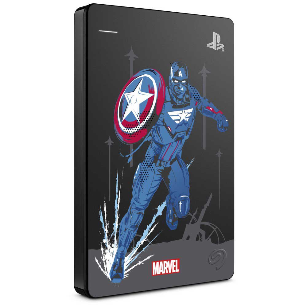 Seagate Disque dur externe Captain America USB 3.0 Game Drive 2 To PS4 Marvel
