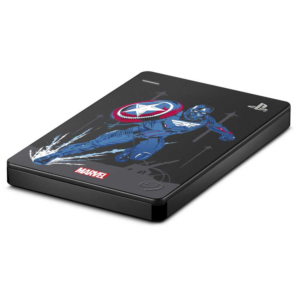 Seagate Disque dur externe Captain America USB 3.0 Game Drive 2 To PS4 Marvel