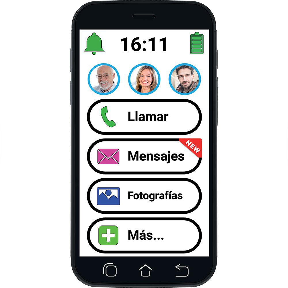 Swissvoice Téléphone Fixe Sans Fil C50s 1GB/8GB 5´´ Dual SIM Reconditionné