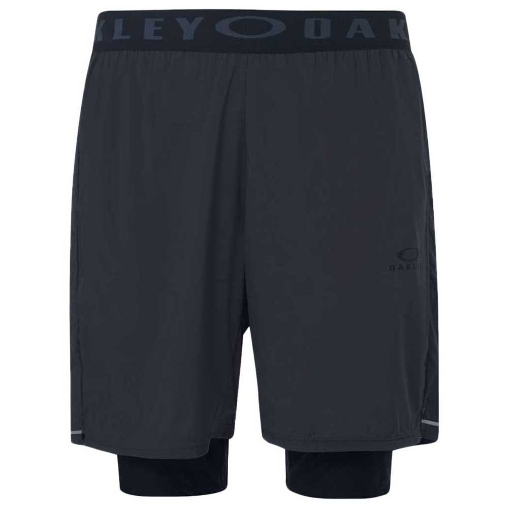 Oakley Synthetic Compression Short 9 2.0 in Black Blue for Men Mens Clothing Shorts Casual shorts 