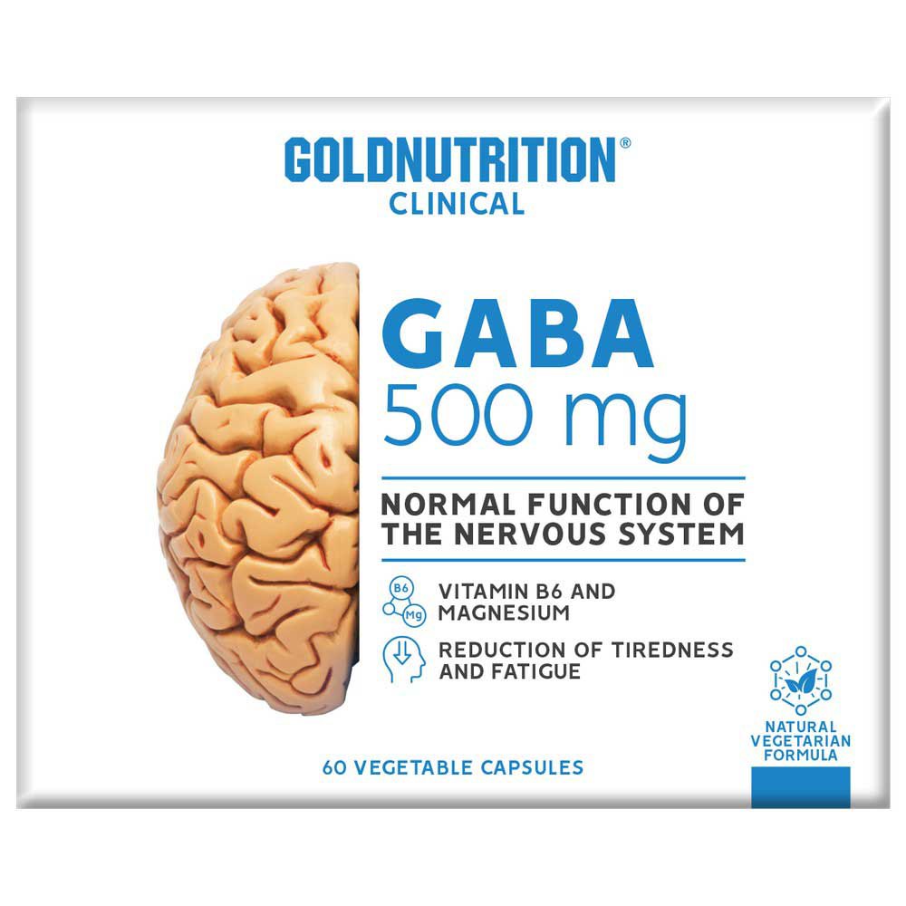 Gold nutrition Clínico Gaba 500mg 60 Unidades Sabor Neutro