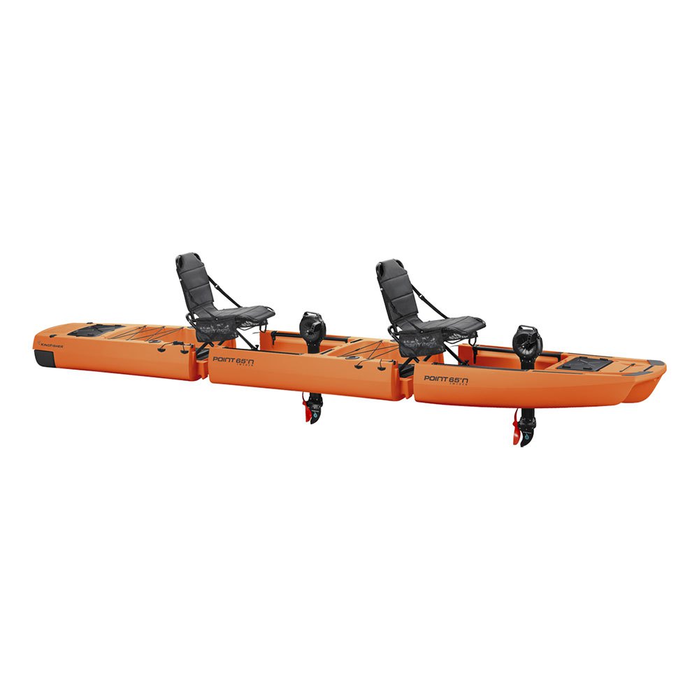 pueblo Persona con experiencia Adulto Point 65 KingFisher Tandem Kayak With Pedals Orange | Xtremeinn