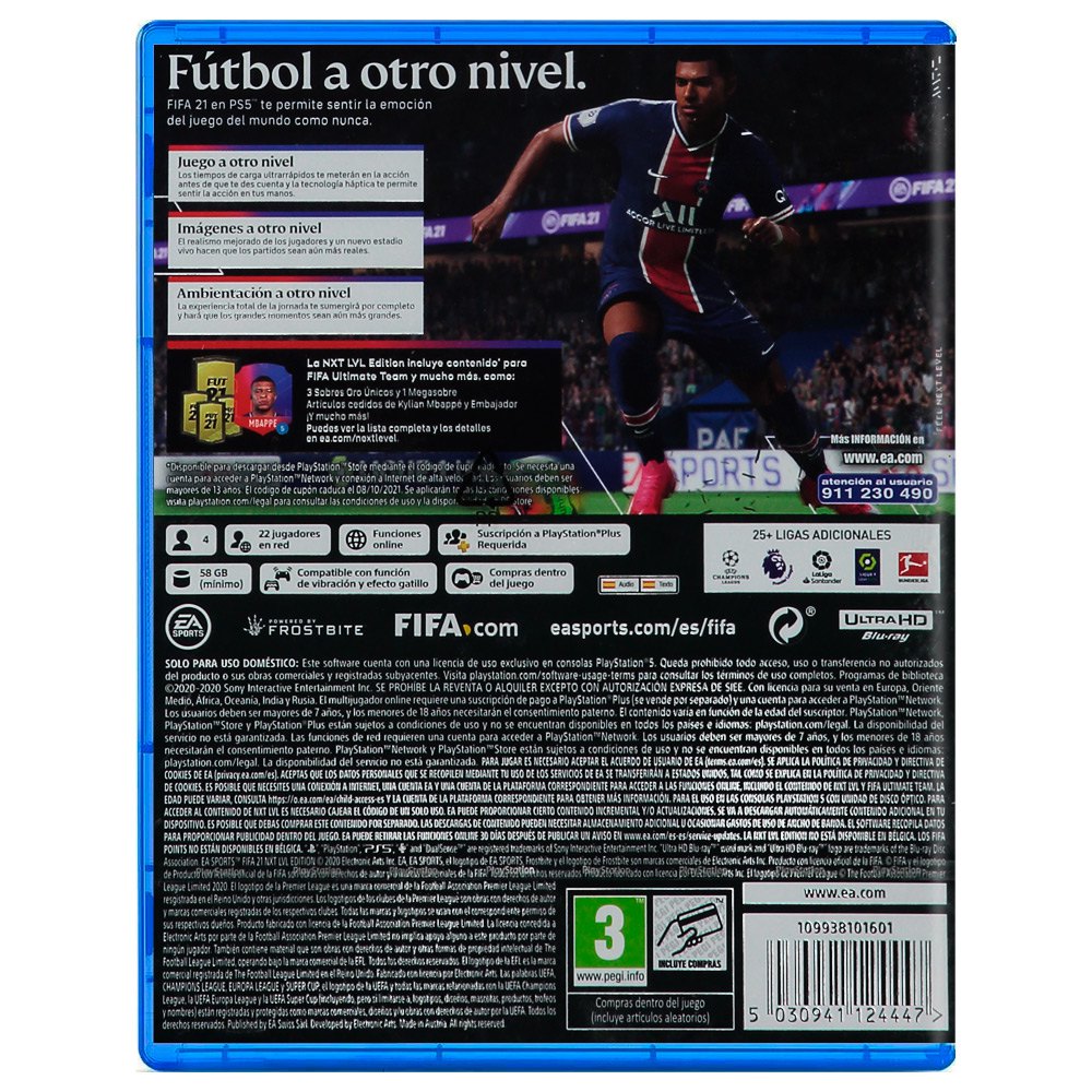 Engreído Restringido habilidad Electronic arts FIFA21 NXT LVL PS5 Game Multicolor | Techinn