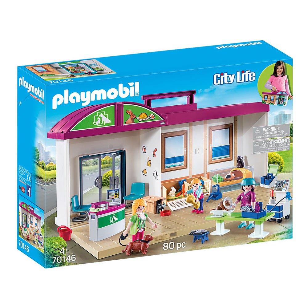Playmobil 70146 Aktetas Voor Dierenartsenpraktijk