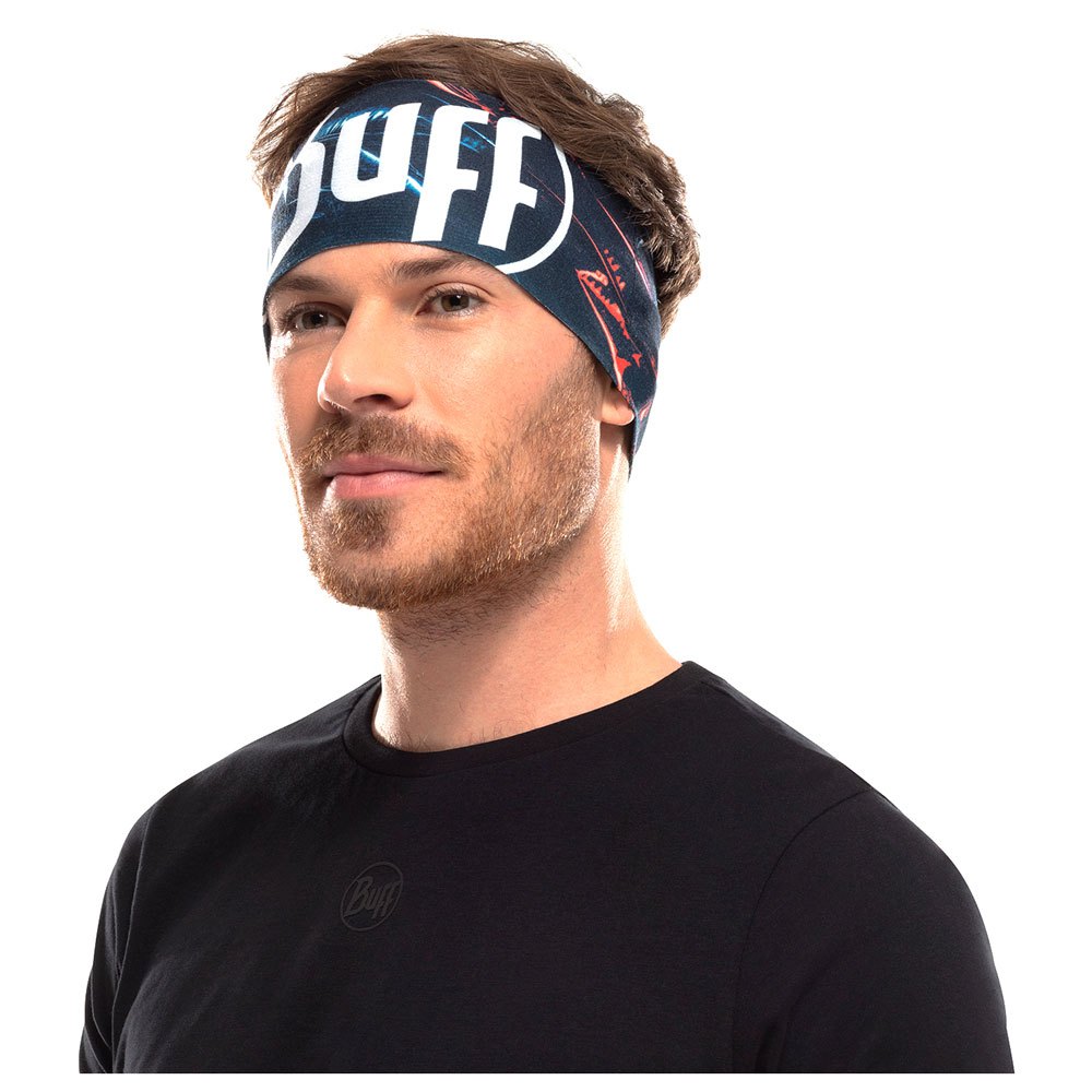Black Sports Running Outdoors Warm Buff Buff Unisex Coolnet UV Slim Headband 