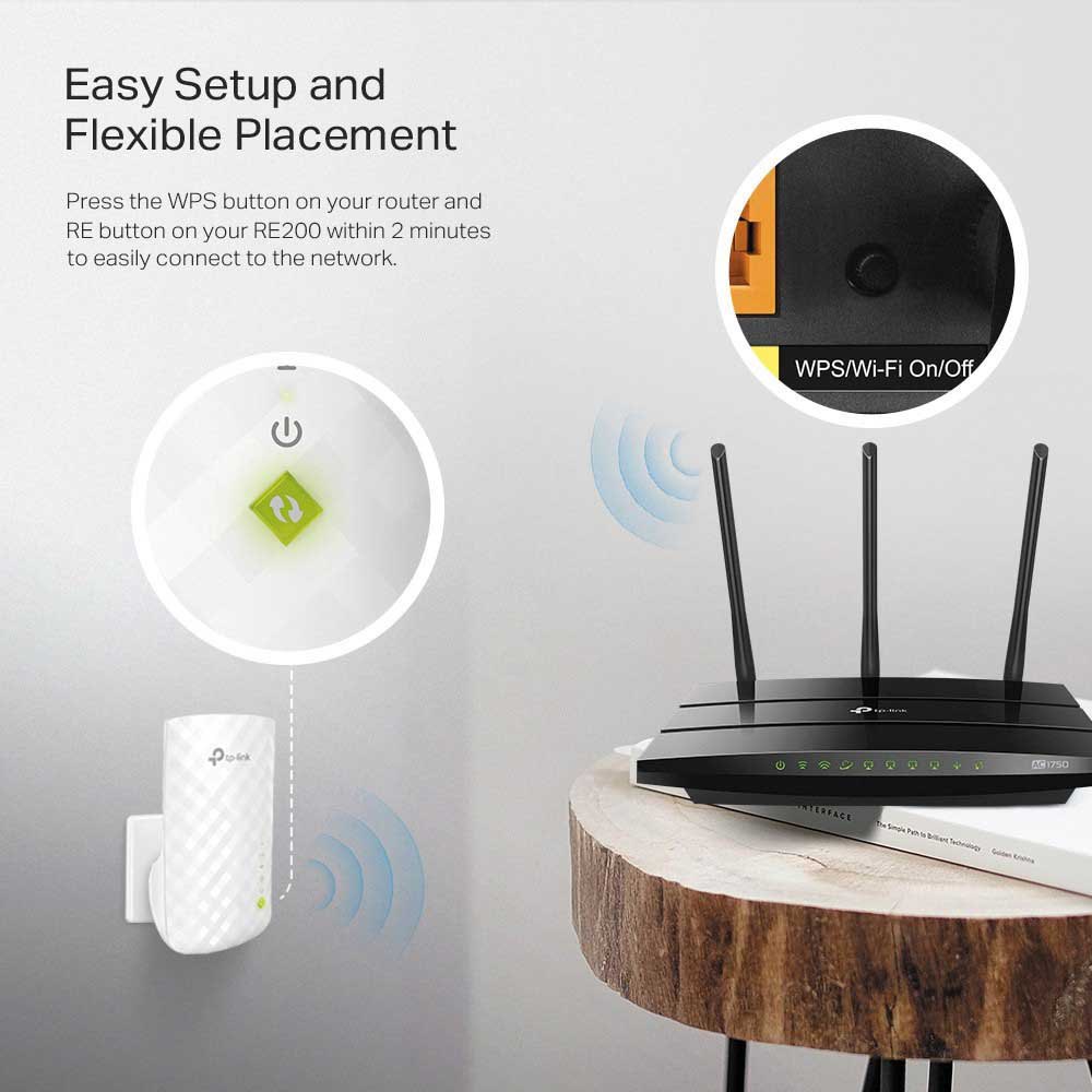 Tp-link Wifi Repeater RE200 AC750