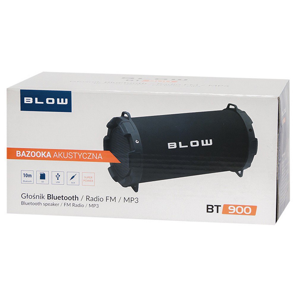 Altoparlanti Bluetooth Blow Bazooka bt900 25 Wmax SD FM Bluetooth 