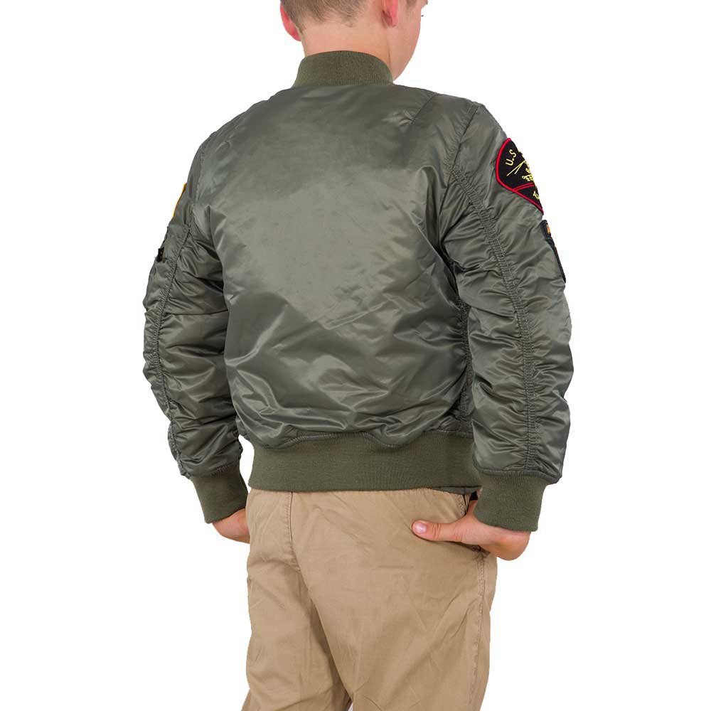 Alpha industries MA-1 Patch Jacket Green | Dressinn