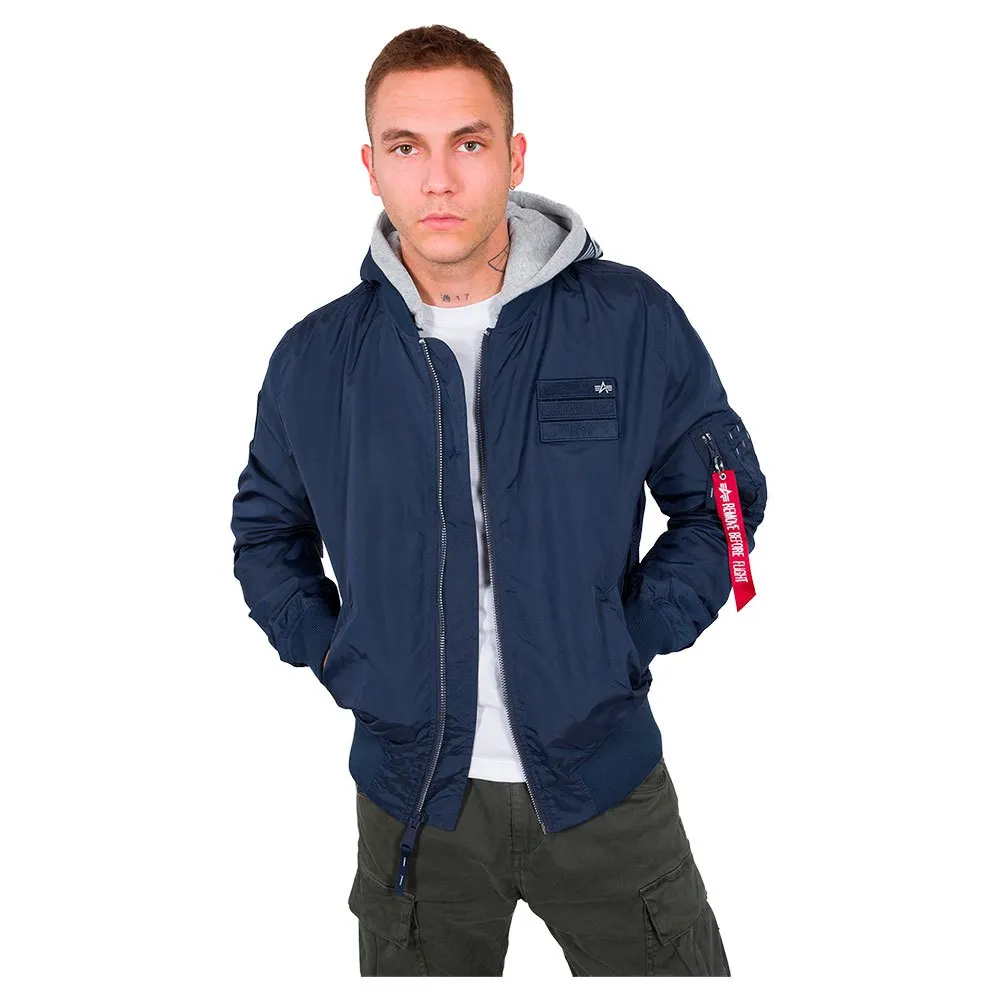 Alpha industries MA-1 TT Custom jacket Blue | Dressinn