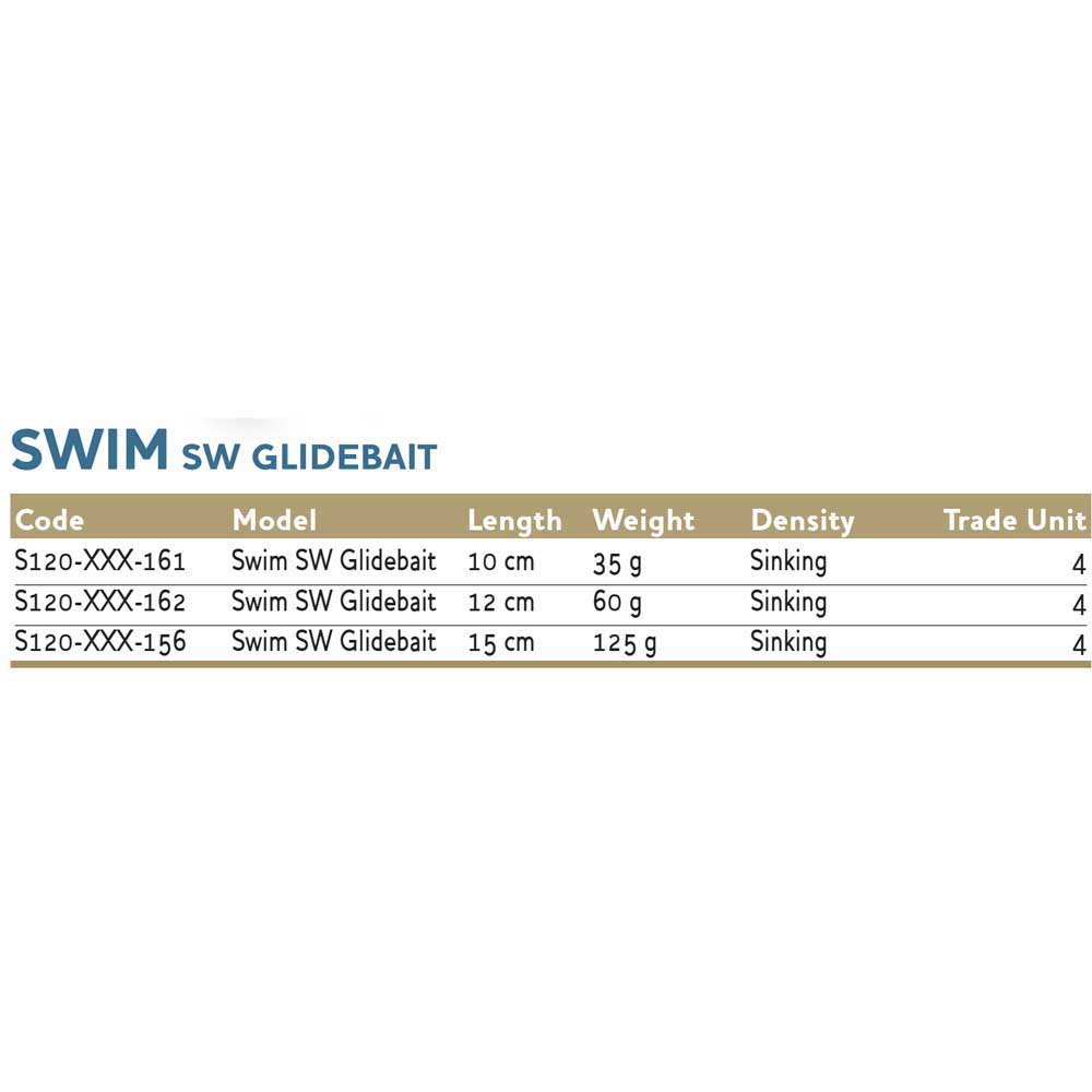 Westin Swim SW Glidebait Sinking 120 Mm 60g