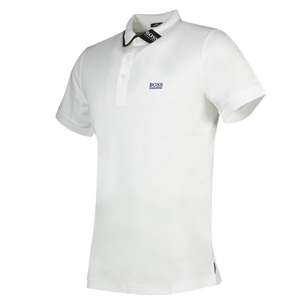 Karakteriseren Bruidegom wijsvinger BOSS Paule 1 Short Sleeve Polo Shirt White | Dressinn