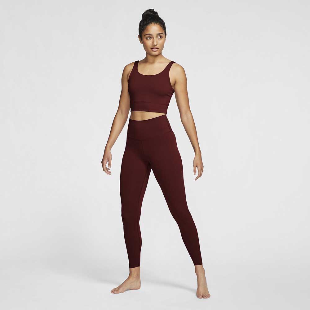 Nike Yoga Luxe Infinalon Crop ermeløs t-skjorte