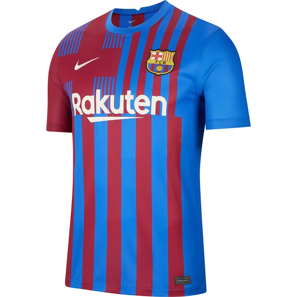 confirm Flicker Favor Nike FC Barcelona Stadium Home 21/22 T-Shirt Blue | Goalinn