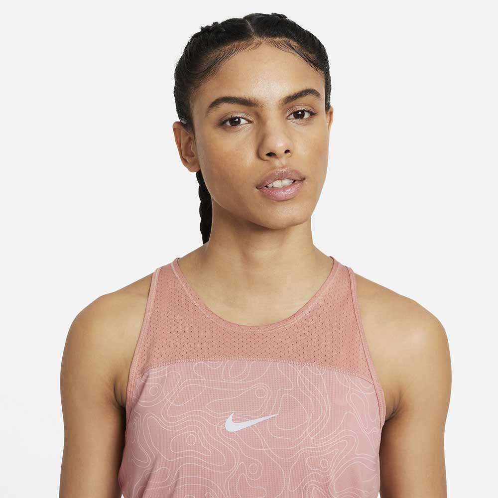 Nike Miler Run Division Printed mouwloos T-shirt