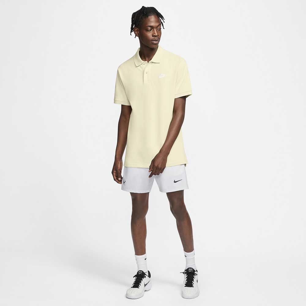 klei Identiteit herinneringen Nike Sportswear Short Sleeve Polo Shirt Yellow | Dressinn
