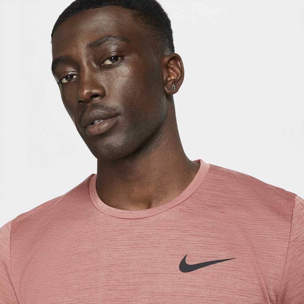 Zeeanemoon Ezel lengte Nike Hyper Dry Veneer Short Sleeve T-Shirt Pink | Traininn