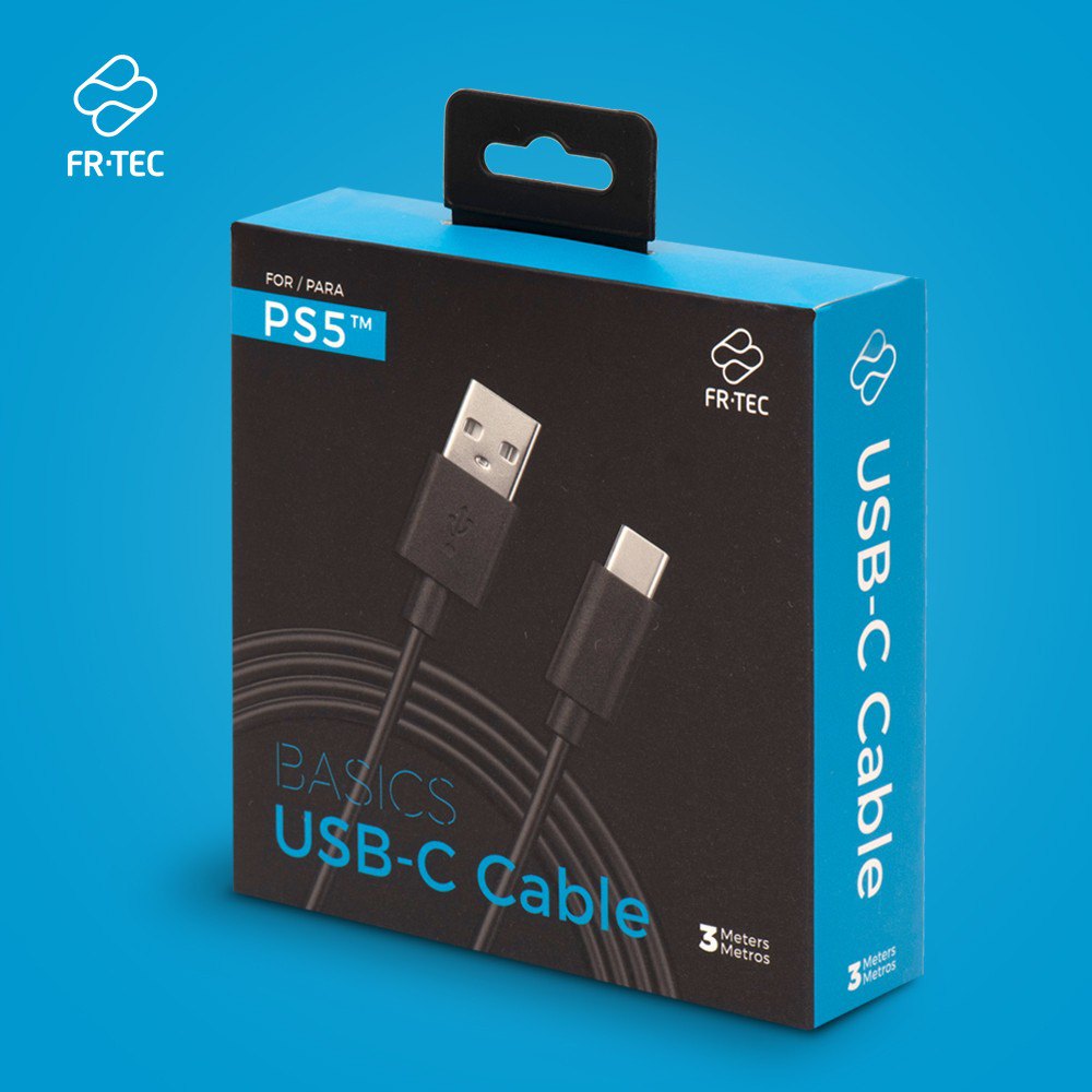 Fr-tec Cable USB de PS5 3 m
