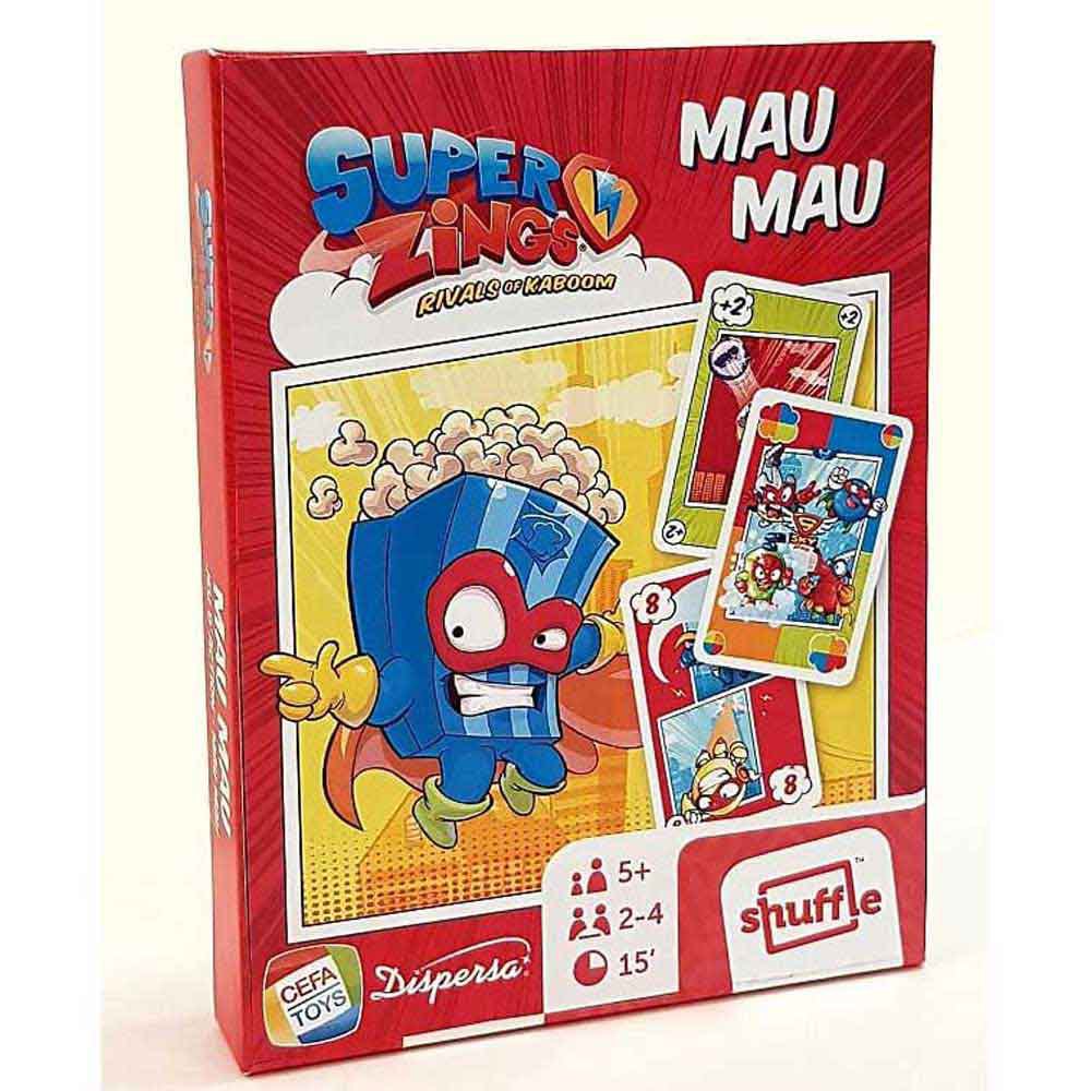 Cefa toys Jogo De Tabuleiro Superzings Mau Mau