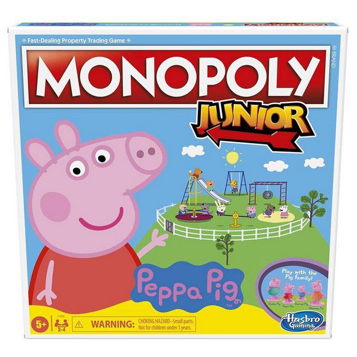 Junior Monopoly Board Game by Hasbro New And Sealed 