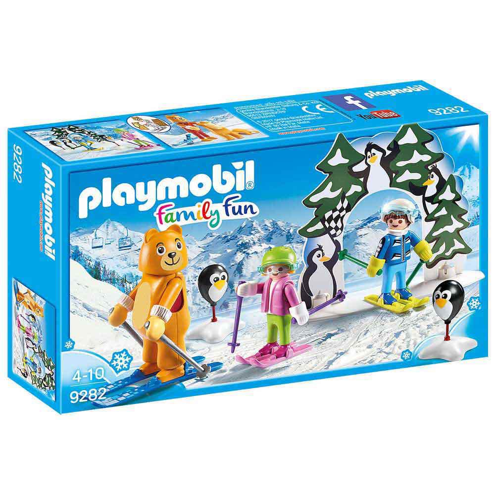 Playmobil  Winter Sports  Skiing Instructor in Bear Suit  Mint Condition 