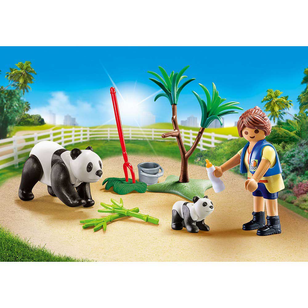 Playmobil Animals 10 Pandas Zoo Animal Park 