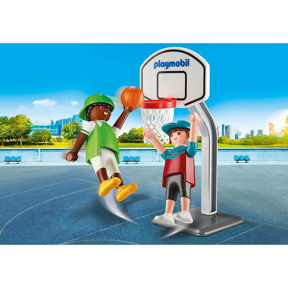 Playmobil basketball players and nice accessories set new 