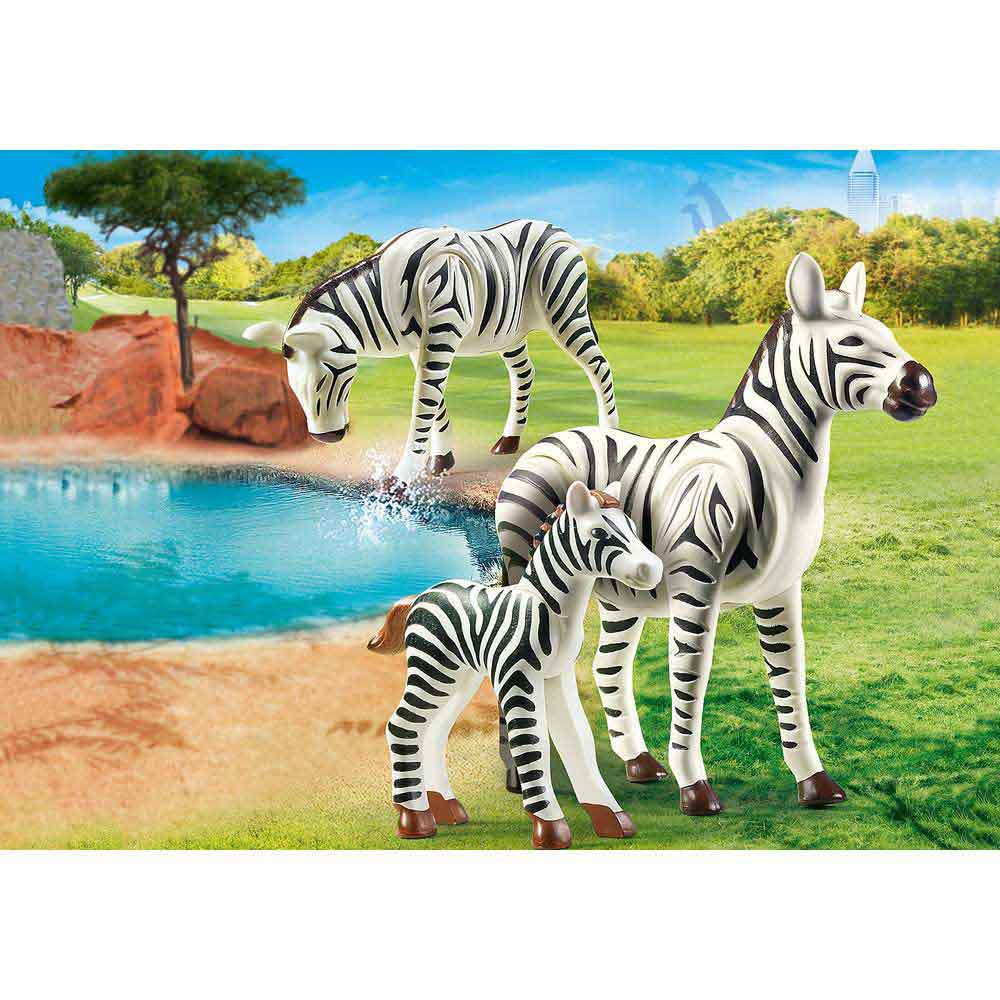 Bekentenis vonnis Lam Playmobil 70356 Zebras With Baby White | Kidinn