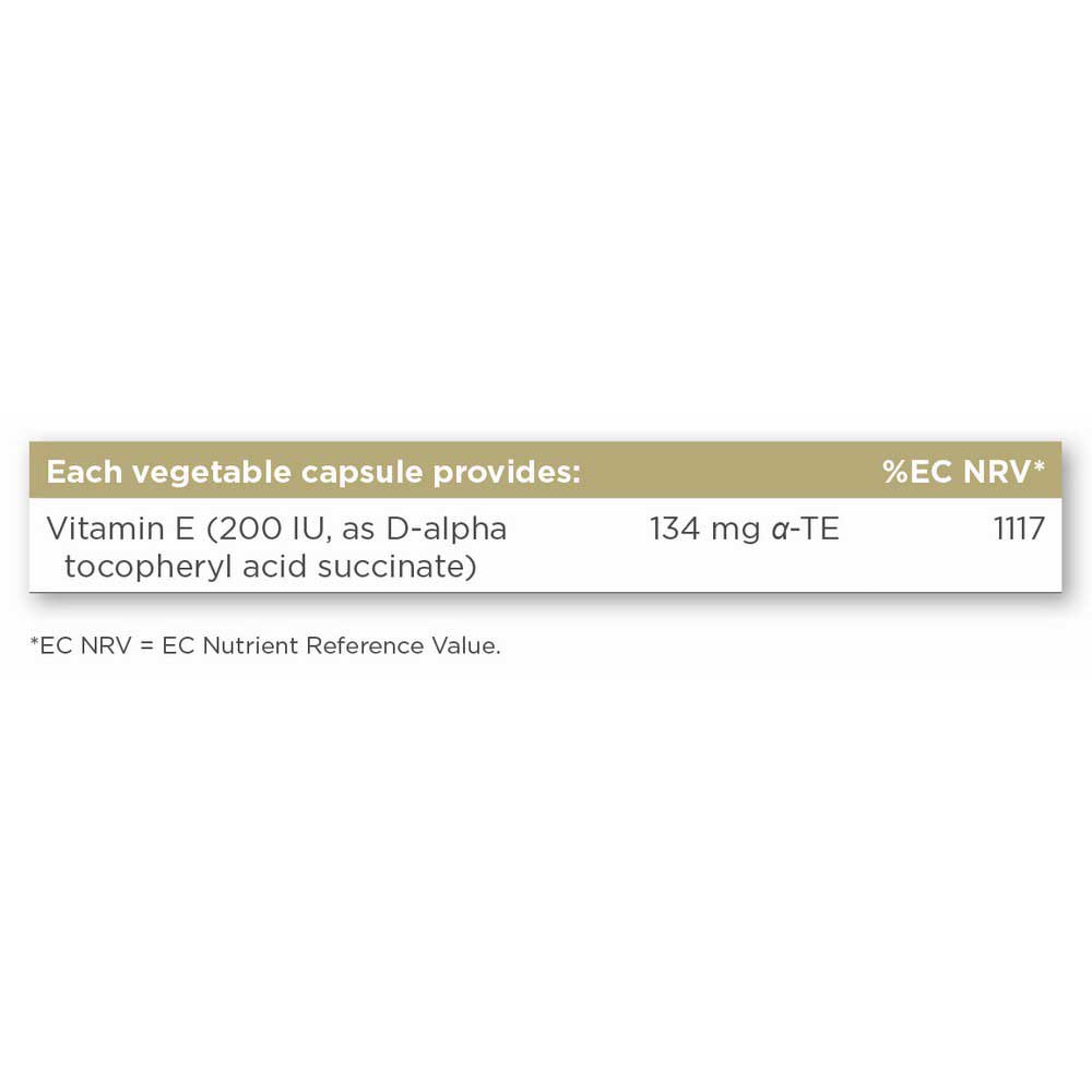 Solgar Vitamina E Seca 200Ui 134mg 50 Unidades