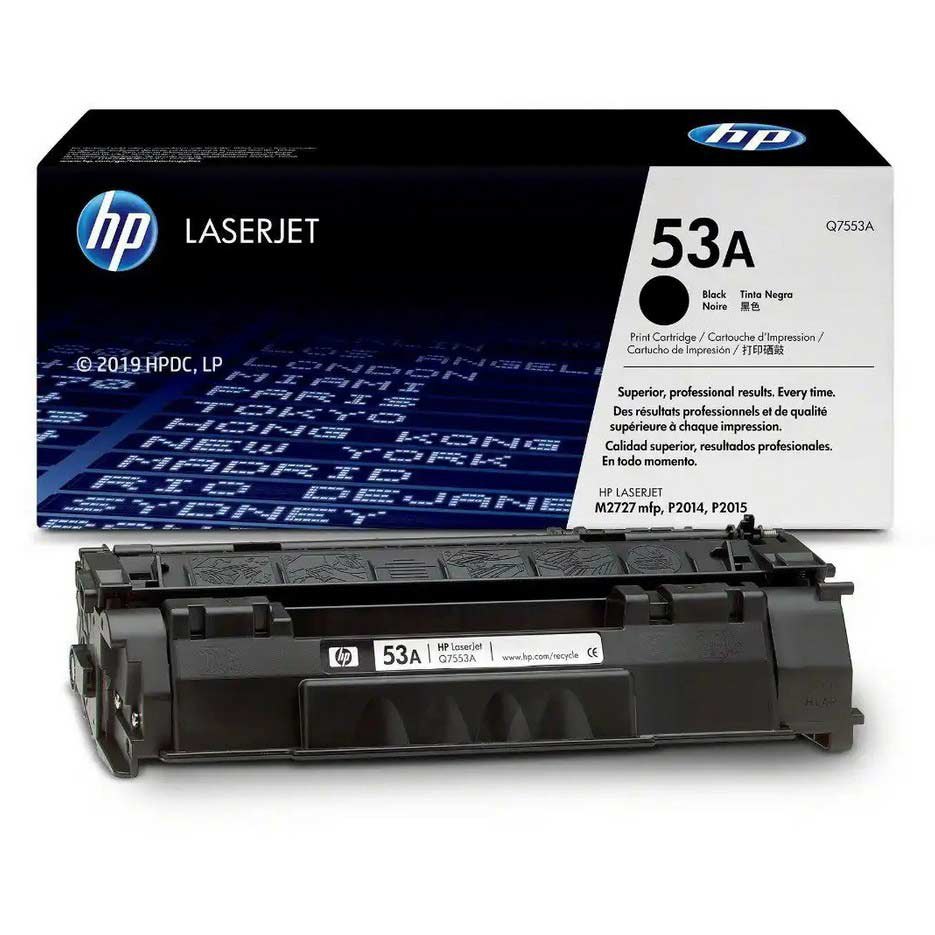 Q7553A for HP 53A BLACK Toner Cartridge LaserJet P2015 P2015x M2727 MFP M2727nfs 