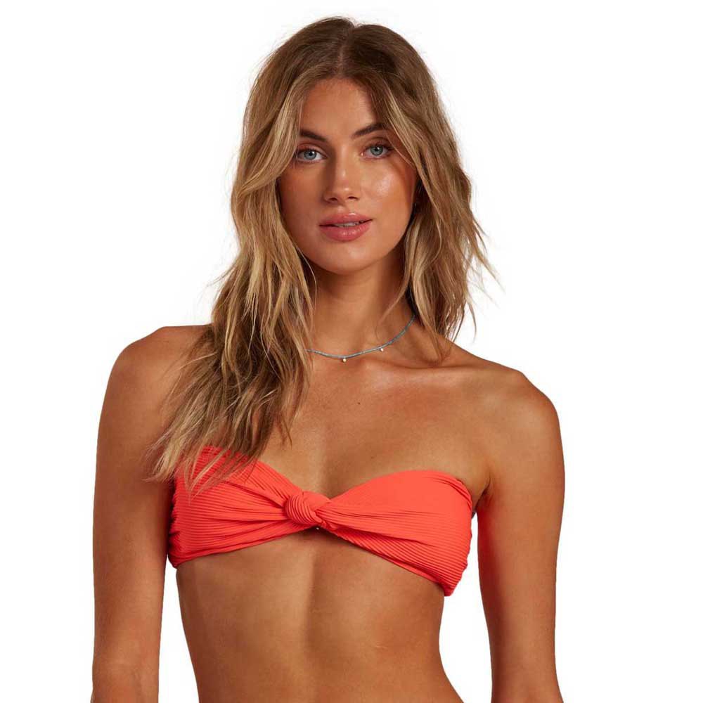Druif God stikstof Billabong Tanlines Lulu Bandeau Bikini Top Orange | Xtremeinn
