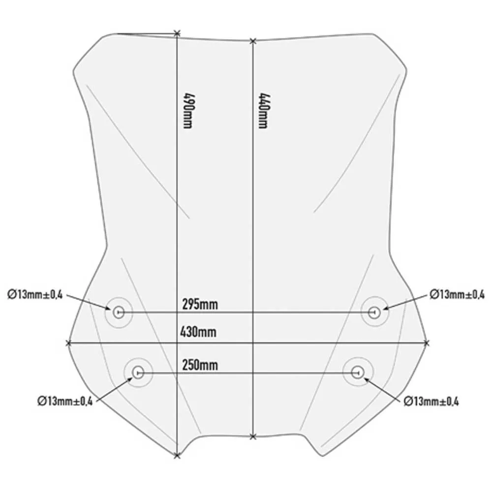 Givi D3112ST Suzuki DL 650 V-Strom windshield Clear | Motardinn