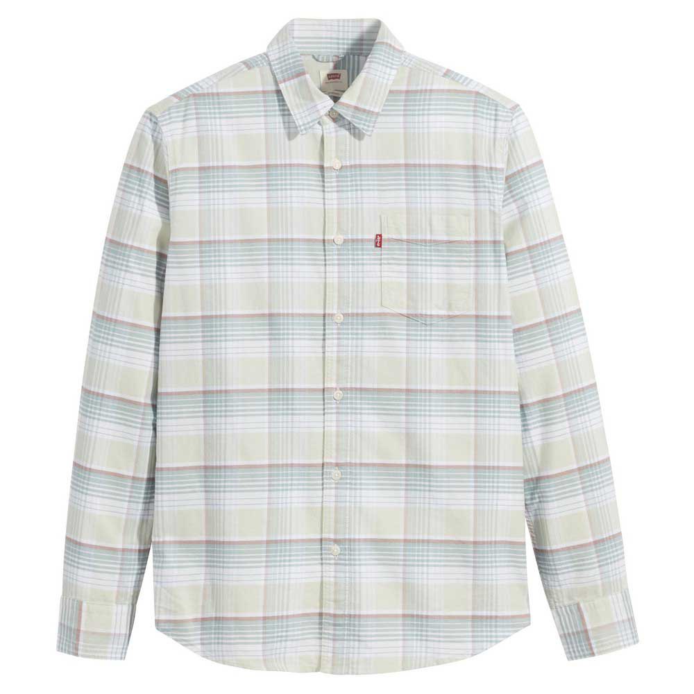 Personlig ris resident Levi´s ® Sunset 1 Pocket Standard Long Sleeve Shirt Green| Dressinn
