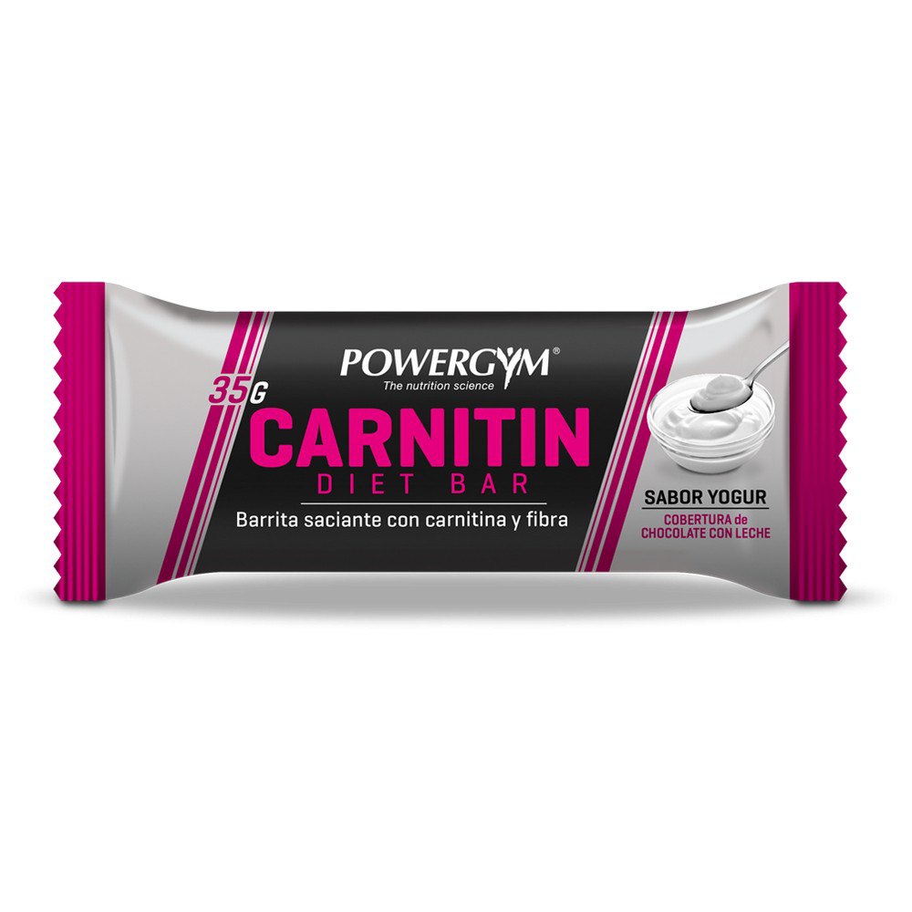 Powergym Carnitin Diet Bar 35g 32 Unités Yaourt Énergie Barres Boîte
