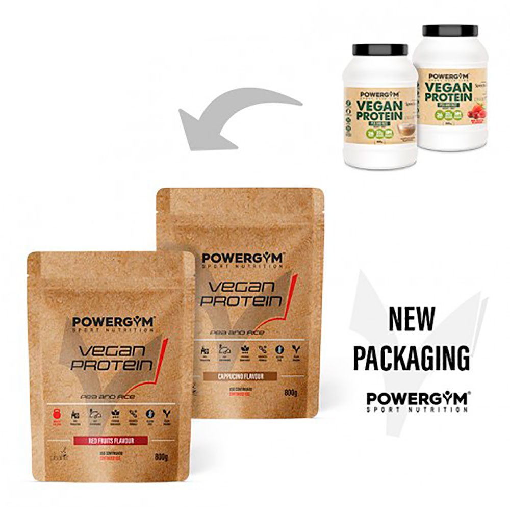 Powergym Cappuccino Vegan Protein 800g